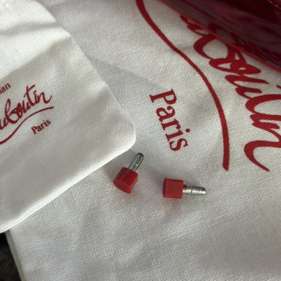 Christian Louboutin Kate 100 Patent Psychic Red Pumps - Picture 9 of 9